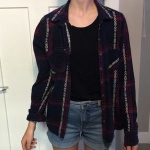 Striped flannel